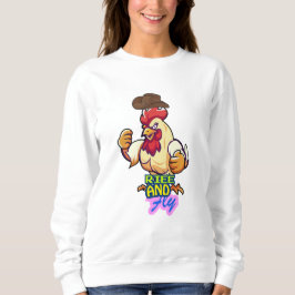 Moletom Funny Chicken Rise and Fly” T-Shirt