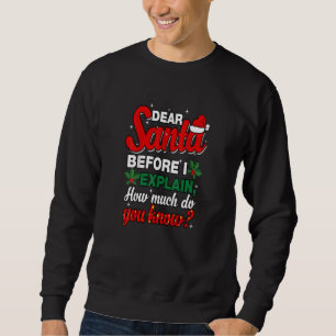 Moletom Funny Christmas Santa Matching Family Christmas