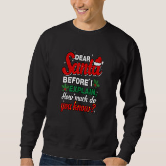Moletom Funny Christmas Santa Matching Family Christmas