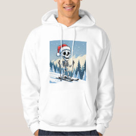 Moletom Funny Christmas Skeleton on Skis