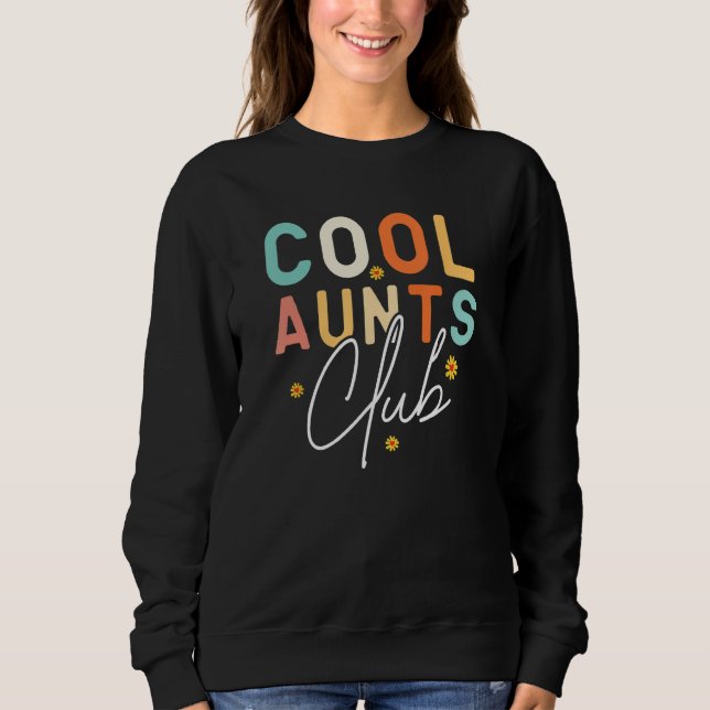 Moletom Funny Cool Aunts, Cool Aunt Club (Frente)