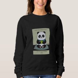 Moletom Funny Custom Sarcastic Panda Opinion Coworker Gift