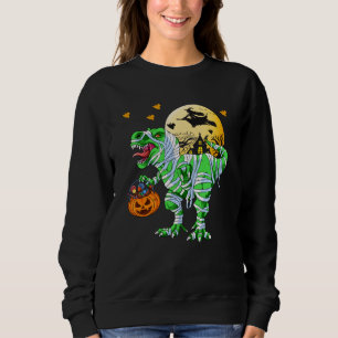 Moletom Funny Dinossauro de Halloween Dino T Rex Assustado