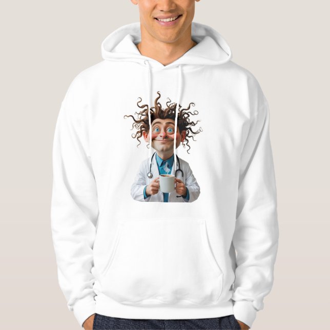 Moletom Funny Doctor Coffee Hoodie (Frente)