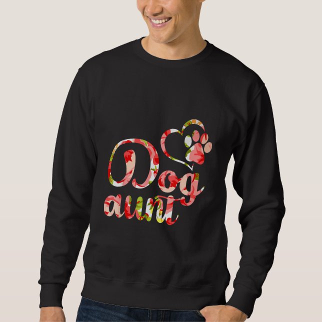 Moletom Funny Dog Owner Shirt, Dog Aunt Fur Life (Frente)