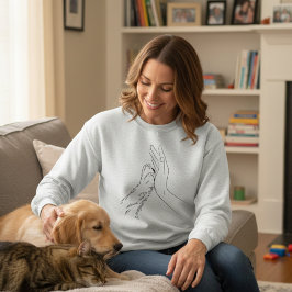Moletom Funny Dog Treat Dealer Dog Mom Shirt for Women