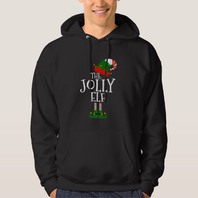 Moletom Funny Elf Coching Family Group Christm (Frente)