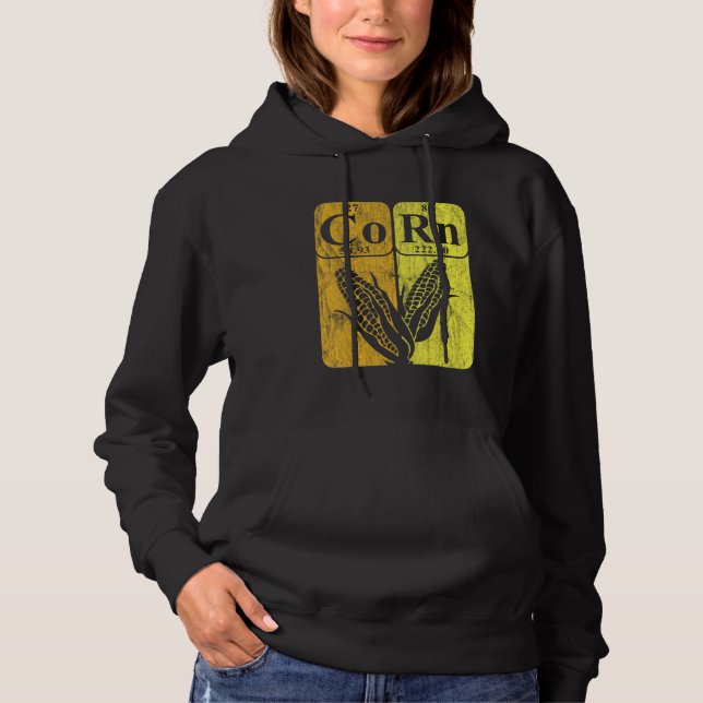 Moletom Funny Farm Corn Lover Farmer Corn Periodic Table E (Frente)