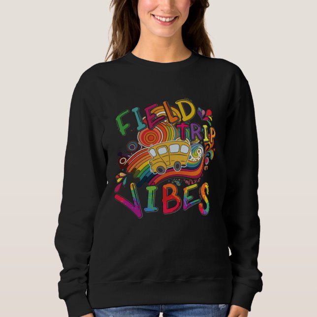 Moletom Funny Field Trip Vibes Field Day 2023 Boys Girls S (Frente)