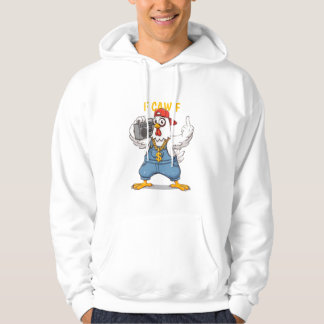 Moletom Funny Gangsta Chicken Hoodie F CAW F Hip Hop Style