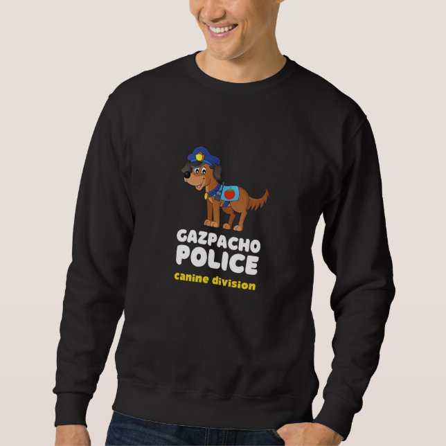 Moletom Funny Gazgason Policial Dog Politics Congestioname (Frente)