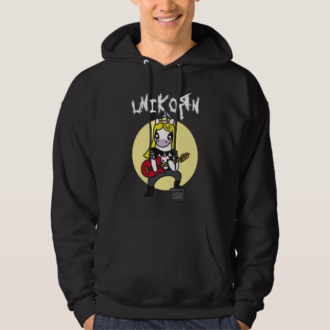 Moletom Funny Heavy Metal Unicorn (Frente)