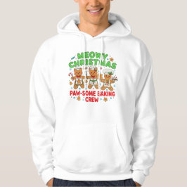Moletom Funny Holiday Cat Cookie Sweatshirt"