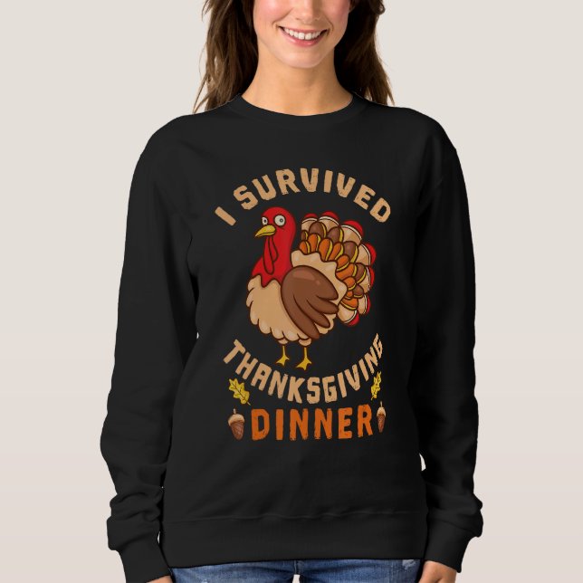 Moletom Funny Holiday   Turkey Thanksgiving (Frente)
