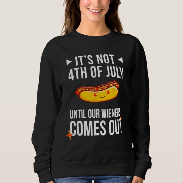 Moletom Funny Hotdog 4th Of July For Friends Men Women Boy (Frente)