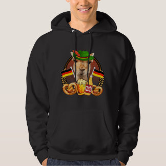 Moletom Funny Lederhosen Llama Alemão Beer Drinkers Oktobe