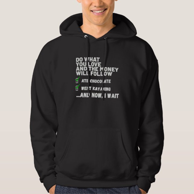 Moletom Funny  Mens Womens Christian Prayed Went Kayaking  (Frente)
