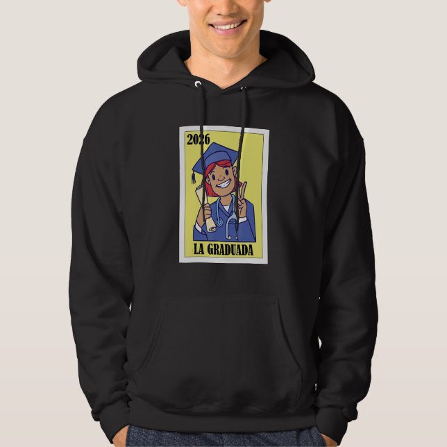 Moletom Funny Mexican Design for Graduation - La Graduada  (Frente)