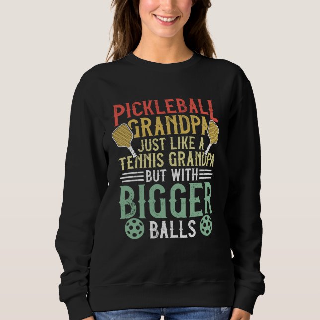 Moletom Funny Pickleball Apparel Pickleball Player For Gra (Frente)