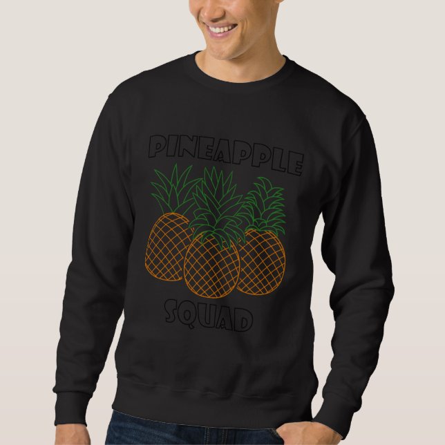Moletom Funny Pineapple Lover Pineapple Squad Ironic Quote (Frente)