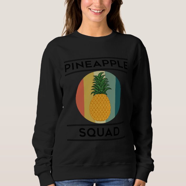 Moletom Funny Pineapple Squad Ironic Team Fruits (Frente)