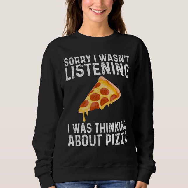 Moletom Funny Pizza Designs For Men Women Food Pun Pie Foo (Frente)