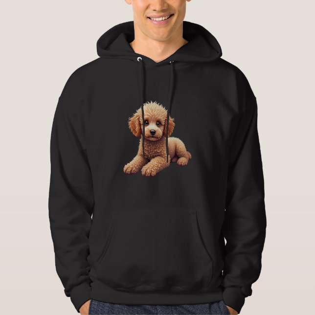 Moletom Funny Poodle Animal Lover Dogs Graphic Cute Dog Ow (Frente)
