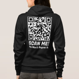 Moletom Funny QR Scan Me! Funny Regret Joke