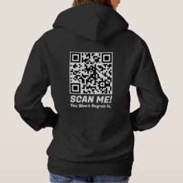 Moletom Funny QR Scan Me! Funny Regret Joke