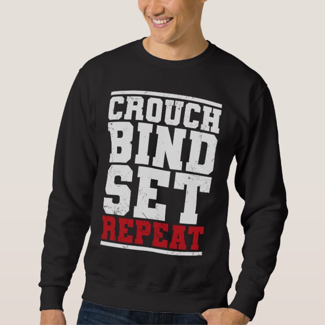 Moletom Funny Rugby Quote  Play Rugby  Rugby Fan  Crouch B (Frente)
