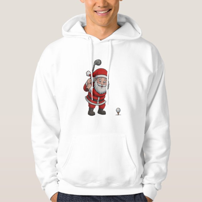 Moletom Funny Santa Golf – Christmas Golf Gift  (Frente)