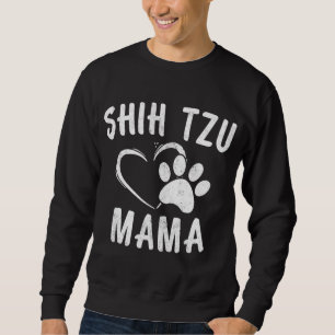 Moletom Funny Shih Tzu Mama Gift Pet Doggy Roupa D
