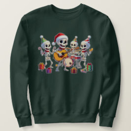 Moletom Funny Skeleton Band Christmas & New Year – 3D Cart
