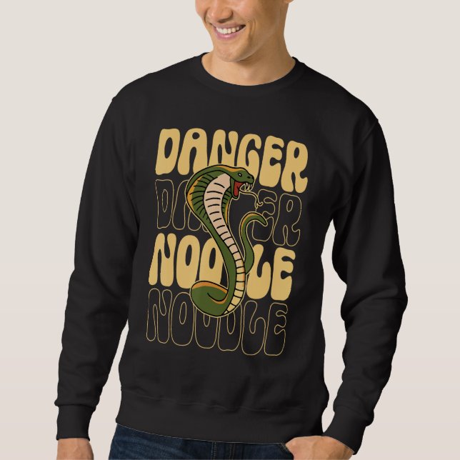 Moletom Funny Snake Lover Danger Noodle (Frente)