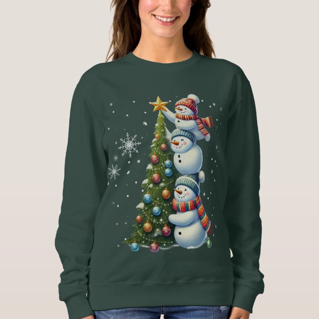 Moletom Funny Snowman (Frente)