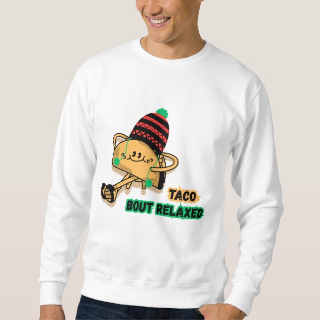 Moletom funny taco pun t-shirt (Frente)
