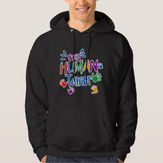 Moletom Funny Tiny Human Tamer Daycare Provider Teacher Gi