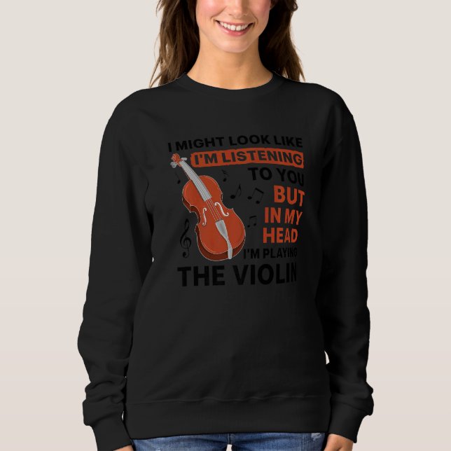 Moletom Funny Violin Art For Cello Player Men Women Violin (Frente)