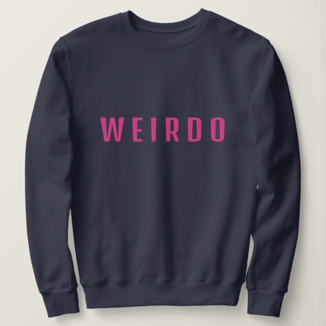 Moletom Funny WEIRDO (Frente do Design)