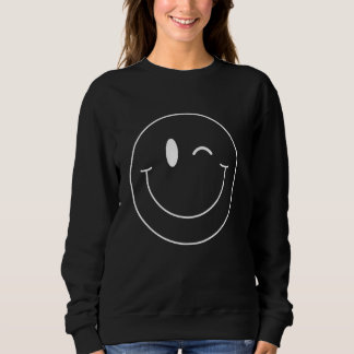 Moletom Funny Winking Happy Smiling Smile Face Shirt Men W