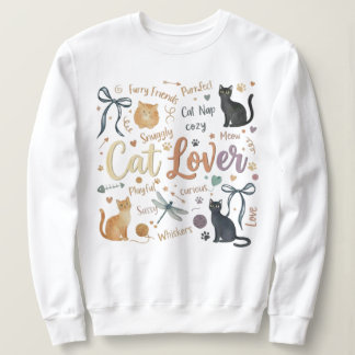 Moletom Furry Friends Snuggly Purrfect Cozy Cat Lover Gift
