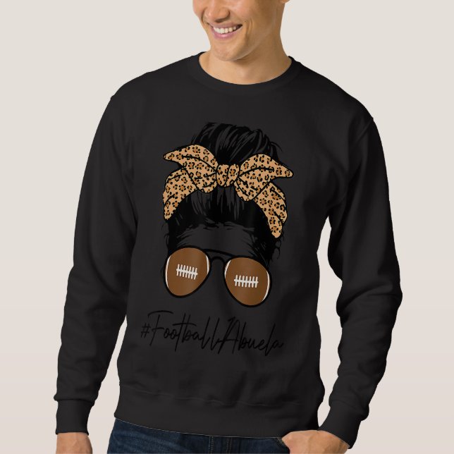 Moletom Futebol Abuela Life Com Leopardo E Má Arma Pl (Frente)