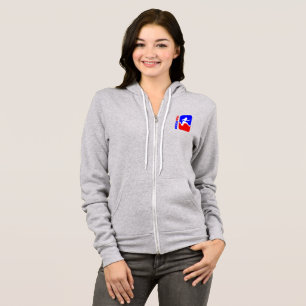 Moletom Futebol americano   Cheio-Zip Hoodie, de uso femin