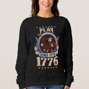 Moletom Futebol americano Eagle 4 de julho Boys Men Ameri