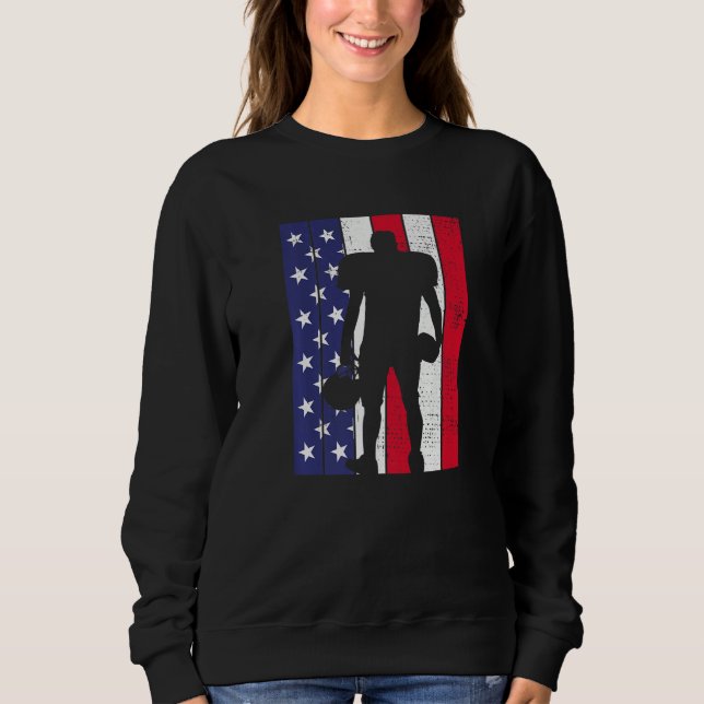 Moletom Futebol americano Flag Usa (Frente)