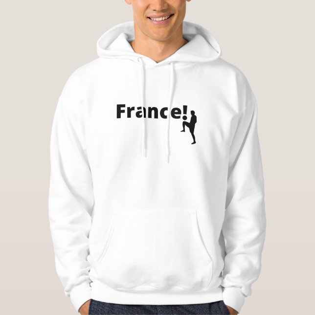 Moletom Futebol da França, personalizável (Frente)