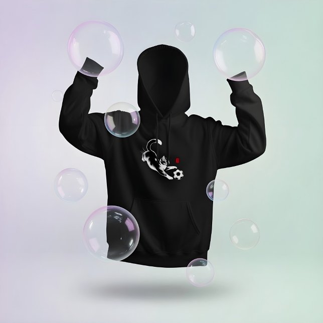 Moletom Futebol de Gato Divertido para Amantes de Gatos e  (Criador carregado)