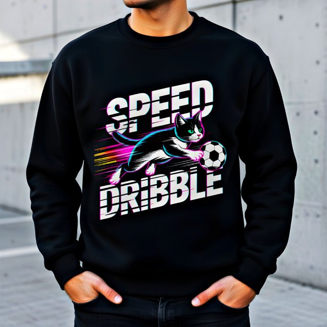 Moletom Futebol de Gato Retrô - Presente de Aniversário pa (Criador carregado)