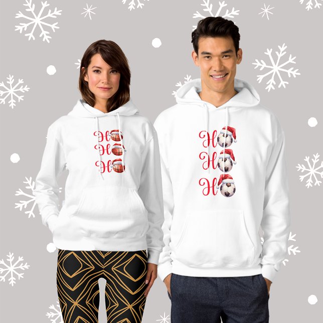 Moletom Futebol de Natal Ho Ho (Criador carregado)