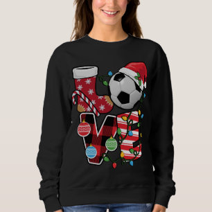 Moletom Futebol de Natal Pijamas Divertido Xadrez Vermelha